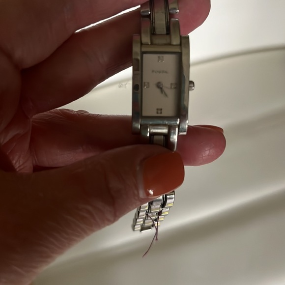 Womens Silver Fossil Watch - Picture 3 of 3
